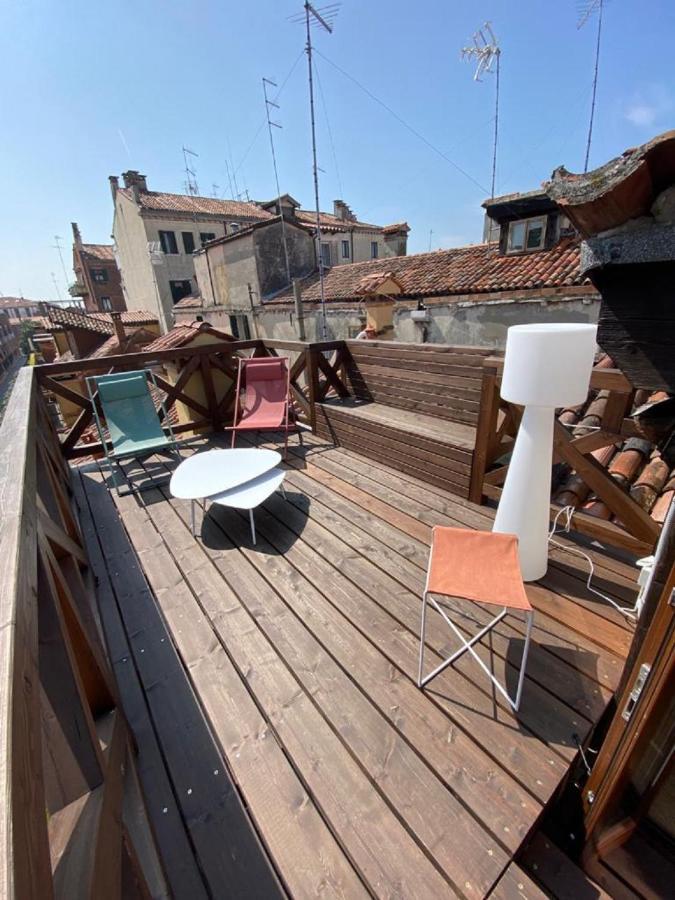 Casa Virginia Direct At The Canal Cannaregio With Own Roof Terrace Venedig Exteriör bild
